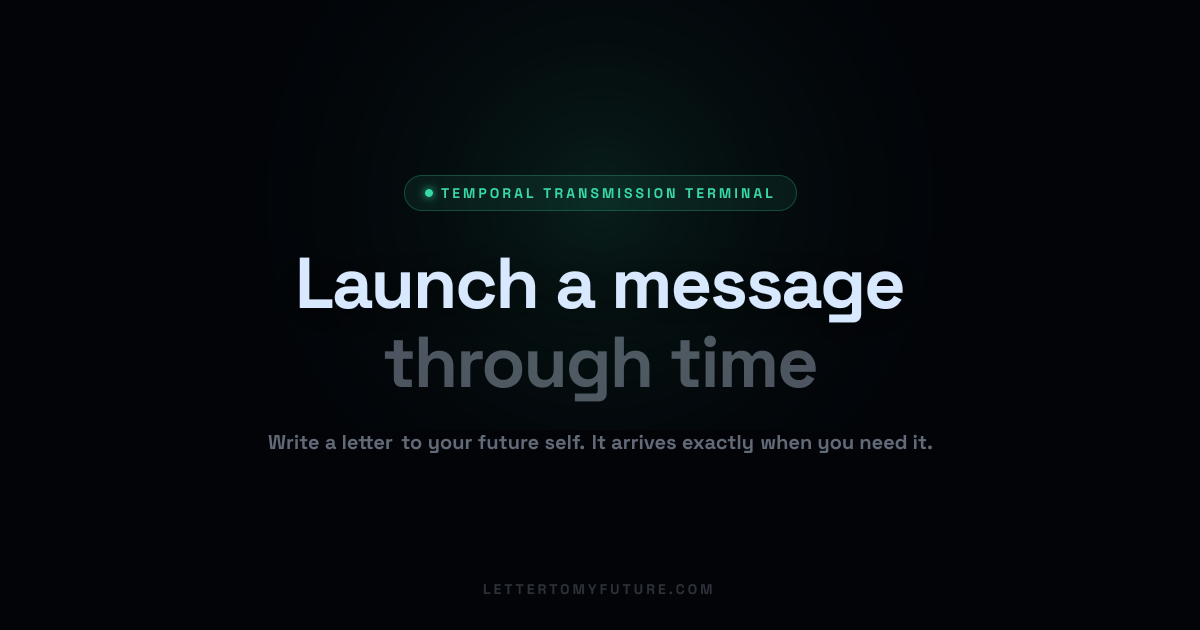 TRANSMISSION — Launch a Message Through Time